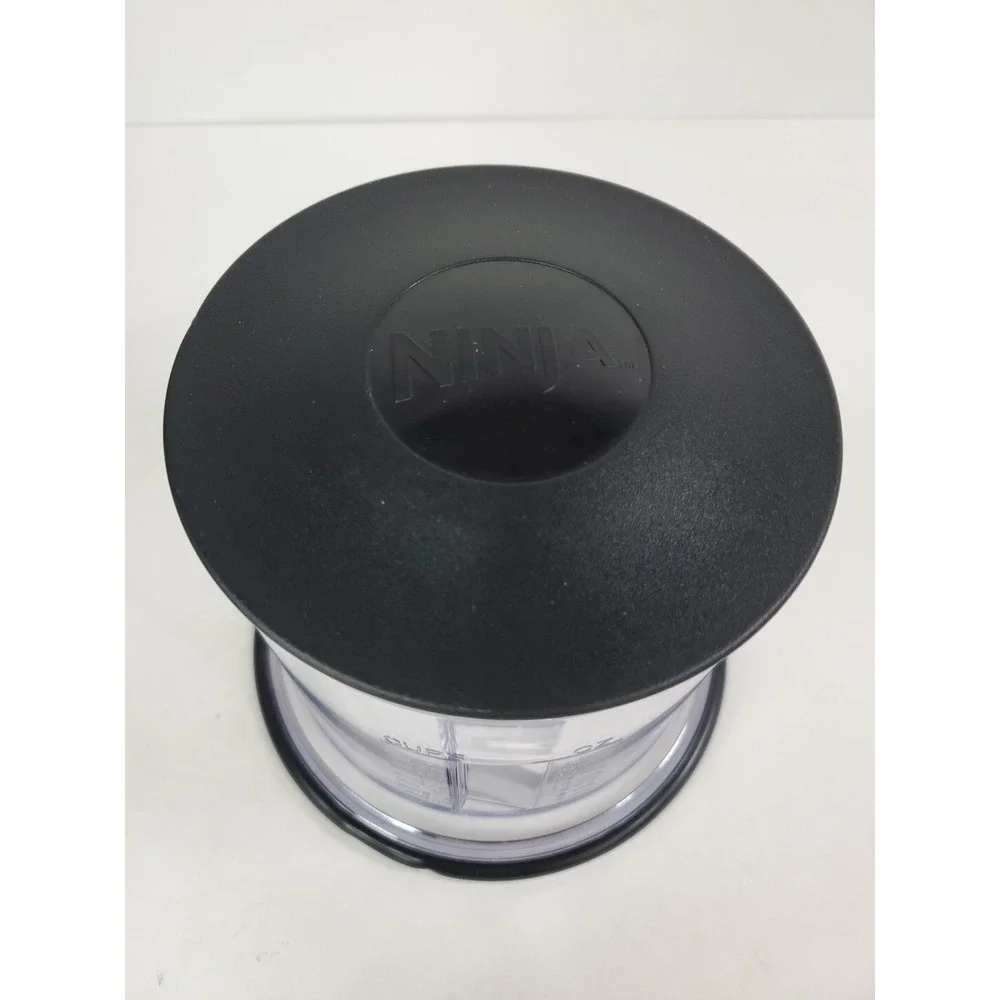 Ninja Master Prep Professional Replacement 16 oz Two Cup Bowl W/ Lid QB1005